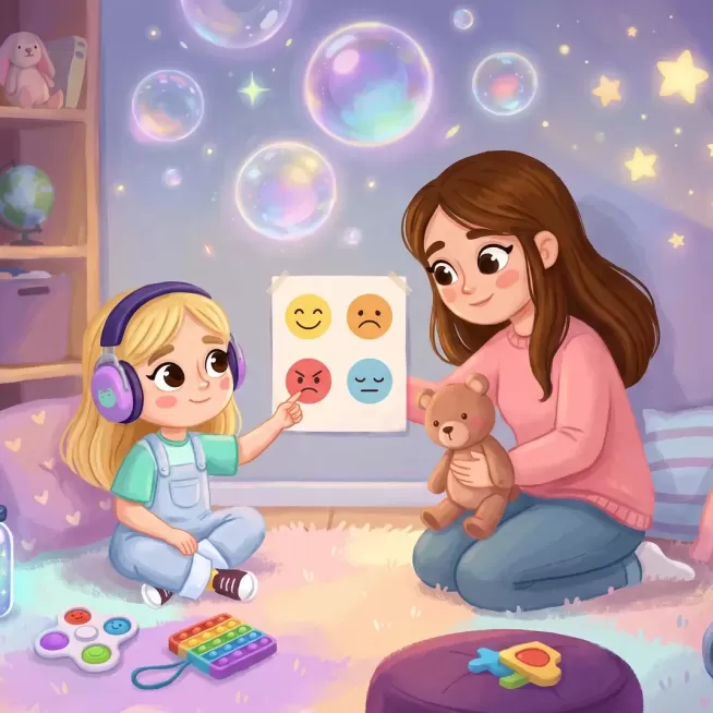 How to Help an Autistic Child Name & Manage Big Emotions
