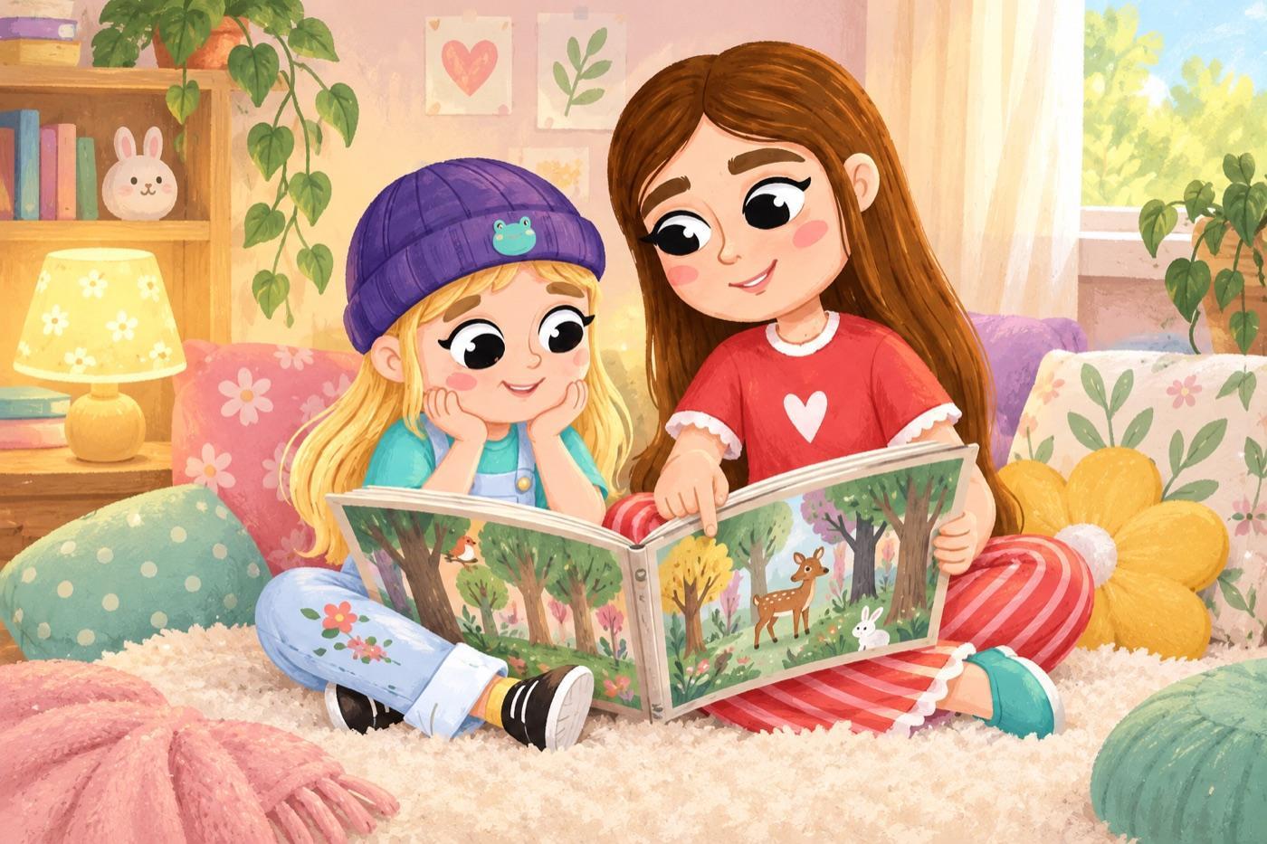 Reading with a child who does not want to answer questions